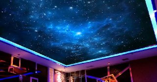 Натяжной потолок звездное небо Елец, цена от 5362 руб.